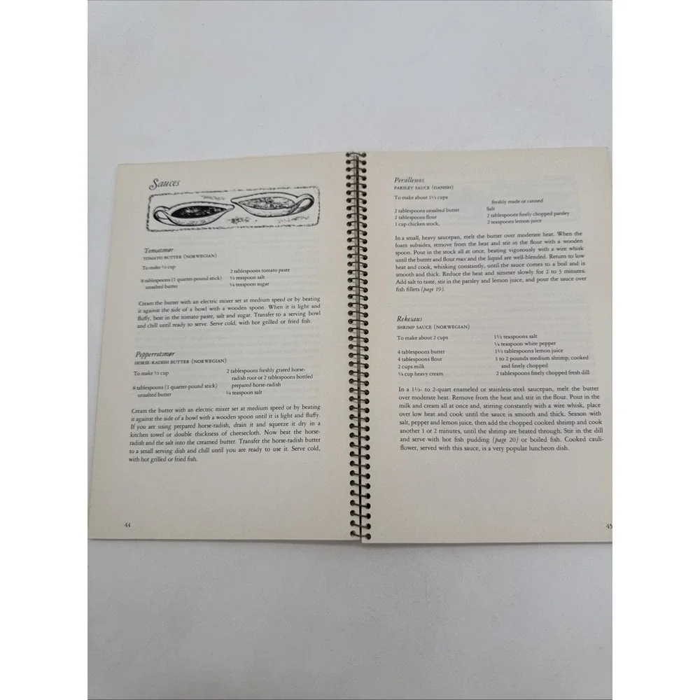 TIME LIFE  Foods of the World - The Cooking of Scandinavia Sprial Bound Vintage